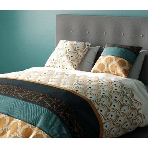 Housse Couette + 2 Taies 240 X 260 Cm Art Deco Bangy