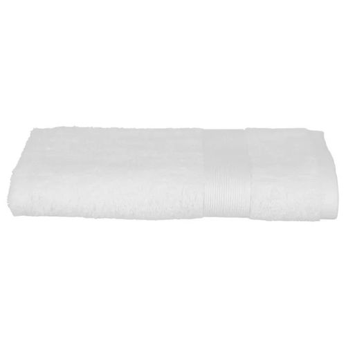 Serviette De Toilette 50 X 90 Cm Couleur Moderne Blanc