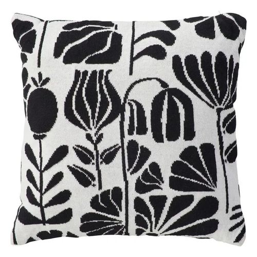 Coussin - Twisted Lime - 40 X 40 Cm - 100% Coton - Déhoussable - Motifs Modernes