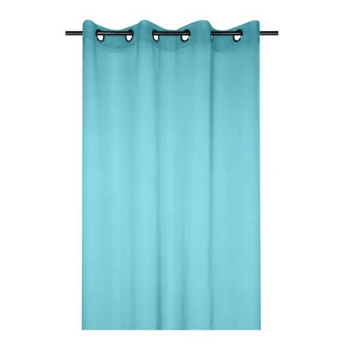 Voilage Uni 135 X 260 Cm Mona Bleu Celadon