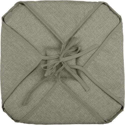 Galette De Chaise 4 Rabats 40 X 40 Cm Lichen Chinee