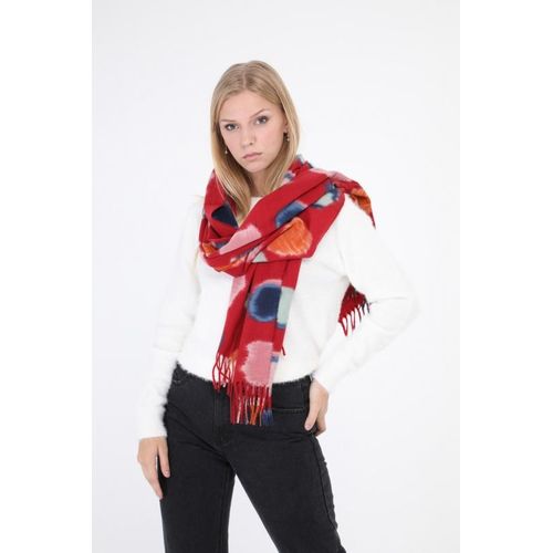 Echarpe Rouge A Motif Femme Lil Moon De 184 Cm