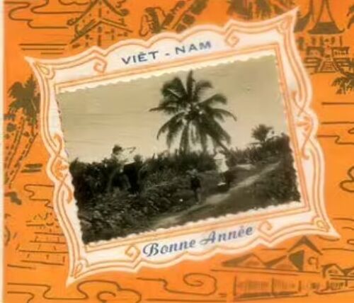 Carte Double - " Bonne Année " - Viet-Nam - Indochine