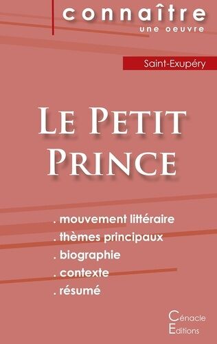 Le Petit Prince - Fiche De Lecture