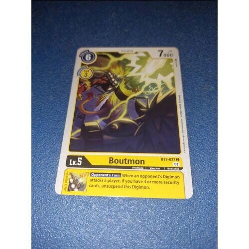 Boutmon Bt7 037 Carte Card Digimon
