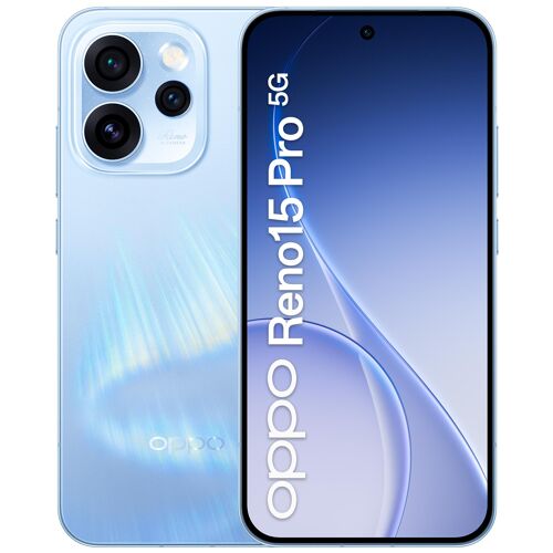 OPPO Reno15 Pro 5G 6.32" Double SIM Android 16.0 USB Type-C 12 Go 512 Go 6200 mAh Bleu