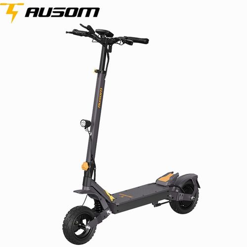 Ausom L1 Trottinette Électrique, Moteur 800w, Batterie 48v 15,6ah, Pneus 10 Pouces, Vitesse Maximale 45km/H, Autonomie 70km, Freins À Disque Avant Et Arrière, Verrouillage Nfc Et Code D'Accès