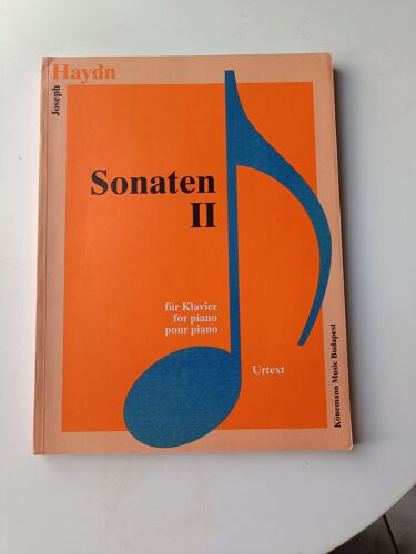 Haydn, Sonaten 2 - Für Klavier - Urtext - Sonates Pour Piano - Könnemann Music Budapest