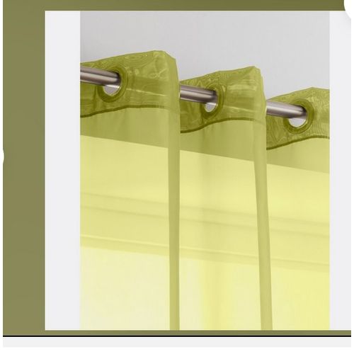 Rideau Voile Anis Finition ?illets 175 X 240 Cm