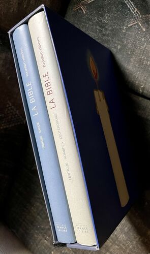 La Bible - Genèse Exode Lévitique Nombres Deutéronome - Eduardo Arroyo - Traduction Bayard - Deux Volumes Dans Boitier