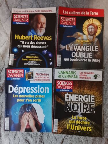 Lot De 4 Sciences Et Avenir Dont Les Sommaires Font L'Objet De 4 Photos Vous Permettant De Choisir Le Lot Si Des Sujets Vous Accrochent: 922 923 924 925 De Dec 2023 & Jan/Fev/Mars 2024