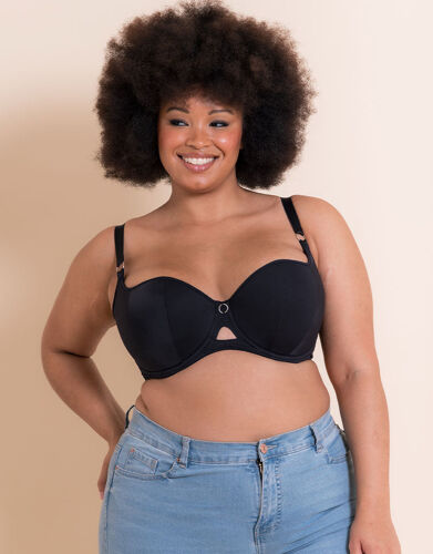 Curvy Kate Ck027106-Blk-38g Soutien-Gorge Balcon Avec Armature - 38g