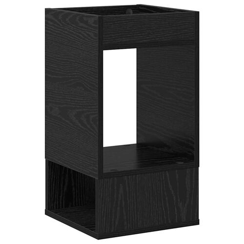 vidaXL Table d'appoint Chêne noir 30 x 30 x 56 cm Bois d'ingénierie