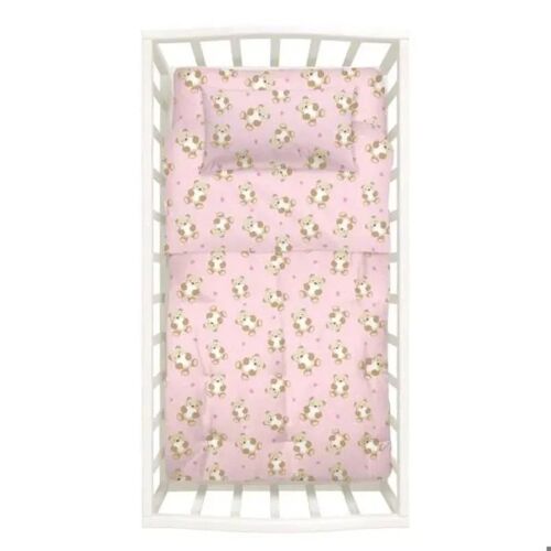 Caleffi Trapunta Con Paracolpi Lettino Baby Orsacchiotti Rosa