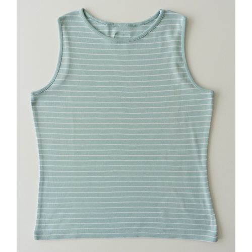 Débardeur Rayé Vert Et Blanc. Décathlon Sport. Taille 38