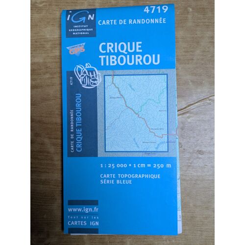 4719 Crique Tibourou Carte De Guyane Ign