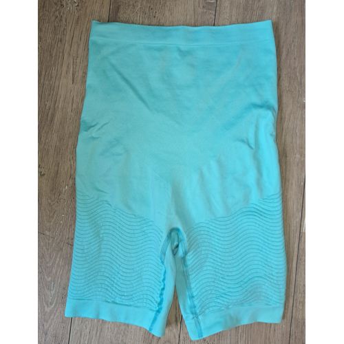 Short De Sport Belles Fesses Caleçon Femme Cycliste Running Trail Vert D'Eau Taille M 38 - 40 Gaine Minceur - Très Bon État - Envoi Très Rapide Et Soigne.