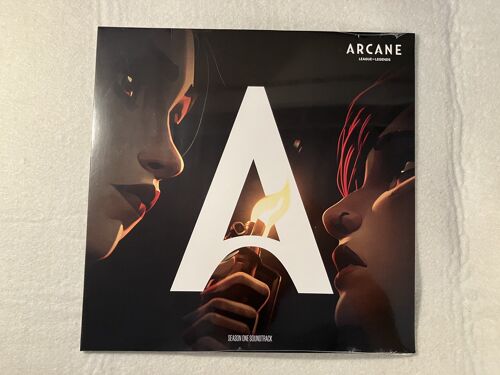Vinyle Saison 1 Arcane Version "Pink & Black Splatter"