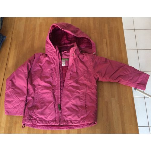 Veste Anorak Doublé Rose Decathlon 6 Ans