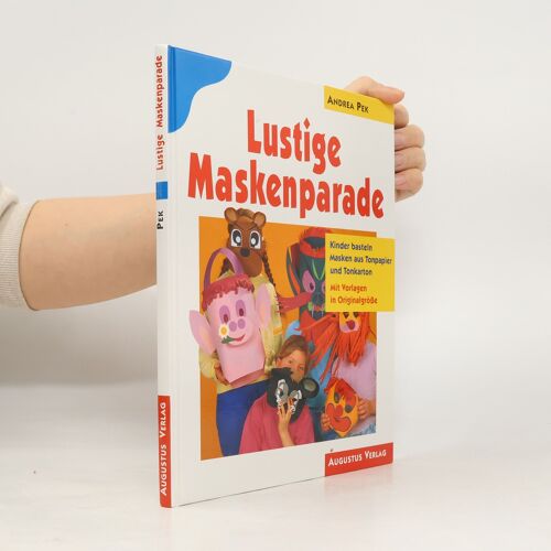 Lustige Maskenparade. Kinder Basteln Masken Aus Tonpapier Und Tonkarton