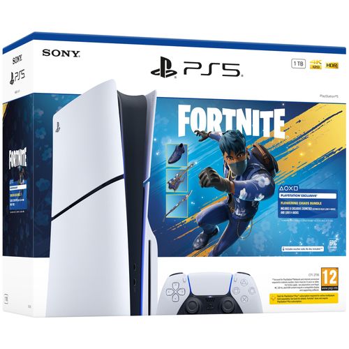 Pack Console Sony PS5 Slim + Fortnite Flowering Chaos Edition limitée
