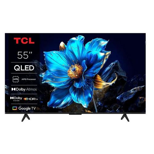 TV QLED TCL 55T69C 55" (140 cm) Direct LED TV, 4K HDR TV, Smart Google TV (Dolby Vision & Atmos, Game Master, Motion Clarity, Compatible Google Assistant & Alexa)