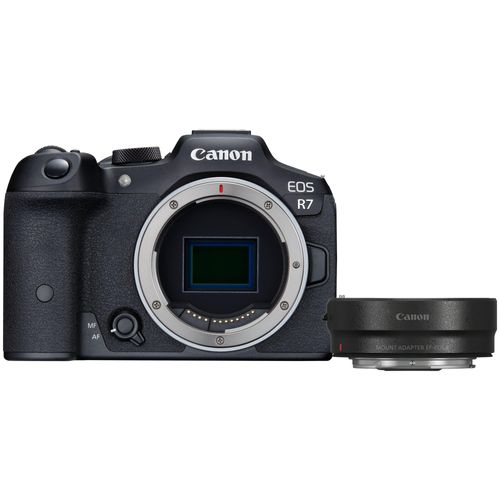 Canon EOS R7 Boitier nu + Bague d'adaptation EF-EOS R