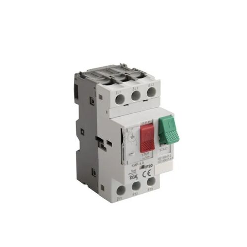 Disjoncteur moteur - KANLUX - KMP-4,0 - 4A - Rail TH35 - IP20 - Blanc