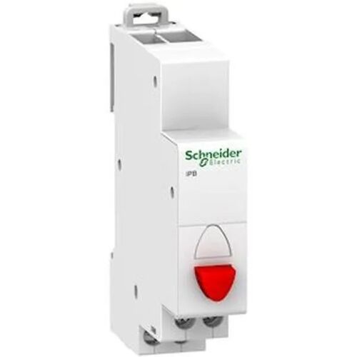 Bouton-poussoir simple rouge 1 NF 20A 230VCA - SCHNEIDER ELECTRIC - Acti9
