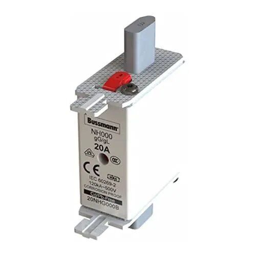 Insert de sécurité Eaton NHG000B - Basse tension - 20A - AC 500V