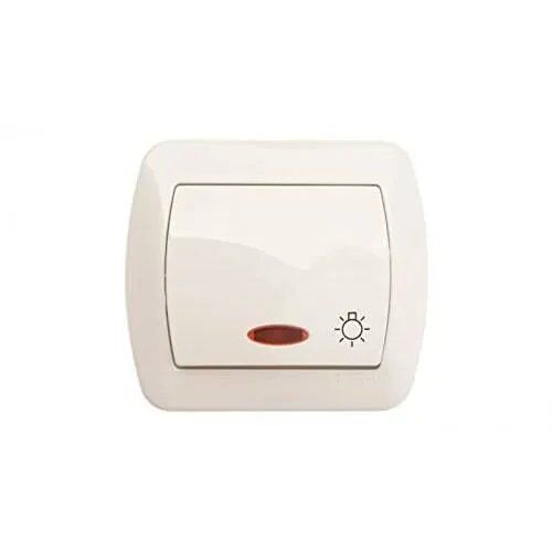 Kontakt-Simon As1L-11 Interrupteur Électrique Pushbutton Switch Blanc