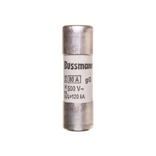 Fusible - EATON - C22G80 - 80A - 22x58mm - Cylindrique