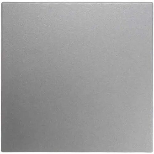 Interrupteur simple HAGER - B1Touche - Aluminium