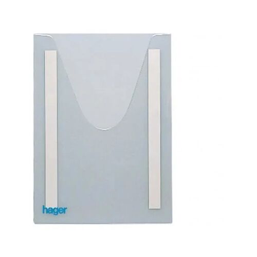 Porte schéma souple A4 - HAGER - FZ794 - Plastique - Conformité RoHs - Autre couleur