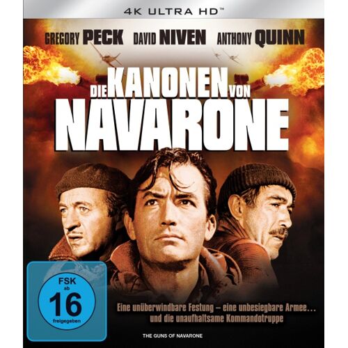 Plaion 1129650 Film Blu-Ray Allemand, Anglais, Français, Espagnol, Tchèque (The Guns Of Navarone)