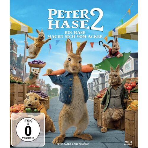 Plaion 1129809 Film Blu-Ray Allemand, Anglais, Espagnol, Turc, Finlandais (Peter Rabbit 2)