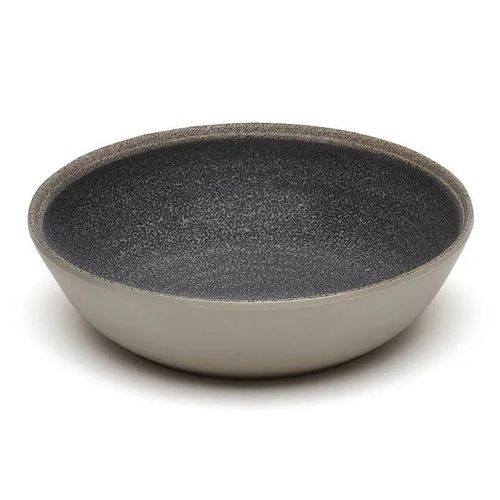 Serafino Zani, Piatto Fondo Rena Ø20,4xh4,5cm Nero 2 Pezzi , Cucina, Accessori