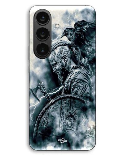 Coque Pour Samsung Galaxy S26 vikings ragnar lothbrok bouclier corbeau Maniacase