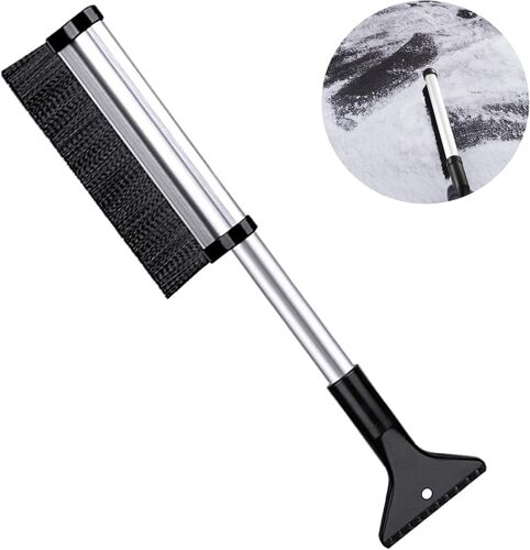Brosse À Neige, Grattoir À Glace 2 En 1 Brosse À Neige Balai À Neige Bross Balai Pour Auto Pare-Brise De Camion, Pour Voitures, Camions, Suv, Auto Pare-Brise De Camion