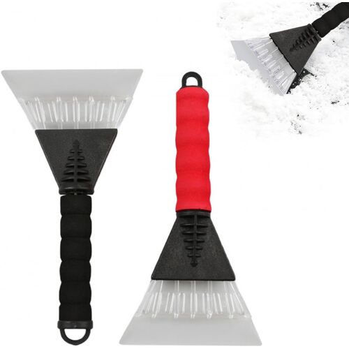 2 Pièces Grattoir Pare Brise Voiture Raclette Voiture Givre Avec Poignée Antidérapante Grattoir Voiture Givre Outil De Dégel Et De Déneigement Pour Pare-Brise Et Fenêtre