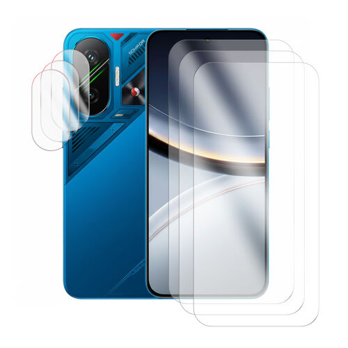 Lot de 3 Verre trempé pour Xiaomi Poco F7 5G 6.83""+ lot de 3 Verre trempé Protecteur d'objectif camera arrière - Visiodirect -
