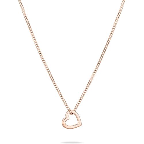 Tj-0464-N-45 Collier, Or Rose (Placage Ionique)
