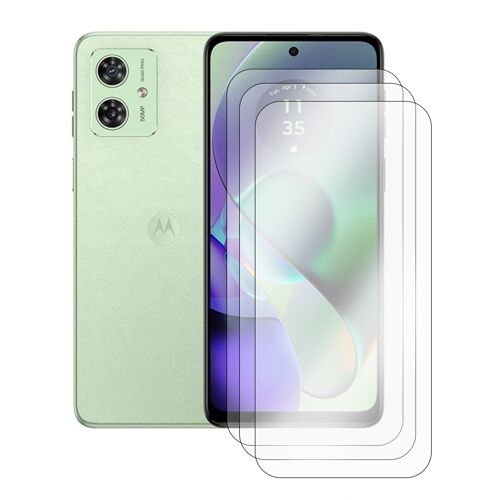 Lot de 3 verre trempé compatible pour Motorola Moto G54 5G 6,5"" XT2343-1 XT2343-2 / Motorola Moto G55 5G 6,49"" - Film de Protection - Visiodirect -