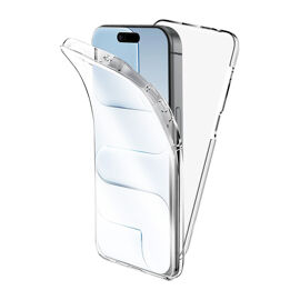 Coque de protection intégrale Avant et arrière transparente Antichoc pour Iphone Air 17 Slim 6.5"" - Coque de protection intégrale transparente Avant et arrière - Antichoc- Visiodirect -
