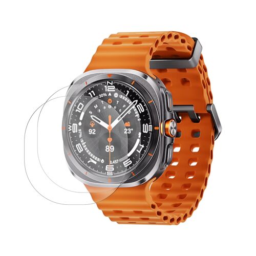 Lot De 2 Verres Trempé Compatible Pour Samsung Galaxy Watch Ultra 2025 47mm 1.5"" Sm-L705f, Sm-L705n, Sm-L705u- Film De Protection- Visiodirect -