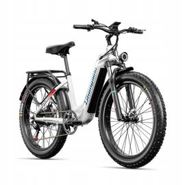 Vélo Électrique Shengmilo Mx06 500 W Équipé D'Une Batterie Samsung 48 V 17,5 Ah Autonomie : 40 Km Vitesse Maximale : 42 Km/H Pneus 26 Pouces Double Suspension Freins Hydrauliques