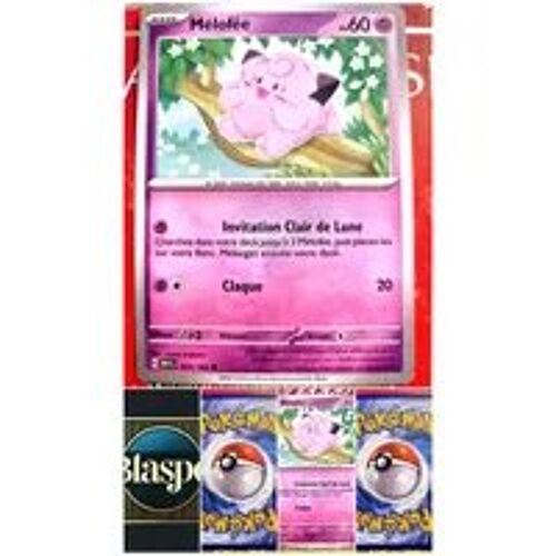 Carte Pokémon Mélofée 035/165 – Pv 60 – Pokémon Psy – Version Française – Carte À L’Unité