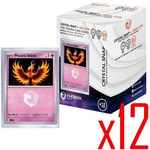 Phoenix Shield - 12 X Sleeves Mini Snap Ultimate 100% Uvr