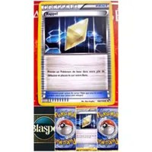 Carte Pokémon Rappel 102/114 – Objet Dresseur – Carte Officielle Française