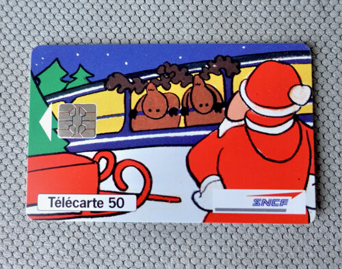 Télécarte 50. Sncf - Père Noël. Meilleurs Voeux. F535b : So5 A+ 8 Numéros , 970.1 Jg. France Télécom.